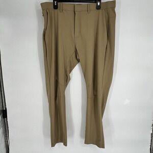 Fabletics The Only‎ Pant Classic Fit Mens Size 38x32 (30") Tan Pockets